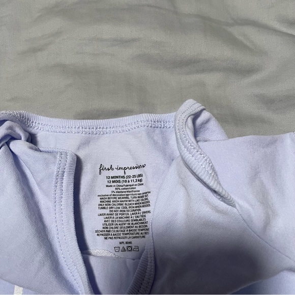 NWOT First Impressions Purple Moms Mini Onesie 12M - Picture 2 of 2
